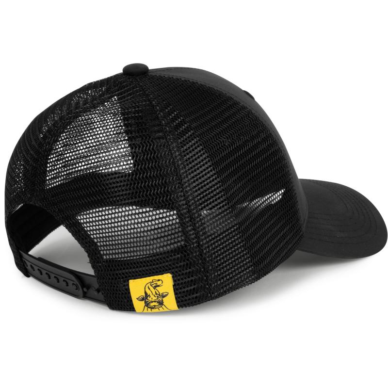 Black Cat Black Trucker Cap