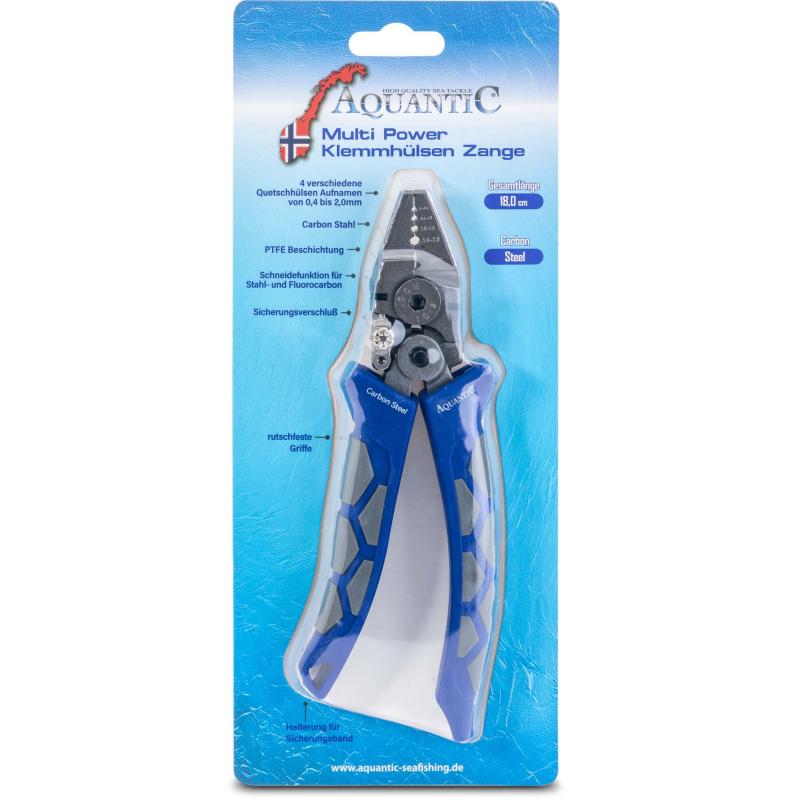 AQUANTIC Multi Power Klemmh&uuml;lsen Zange 18cm