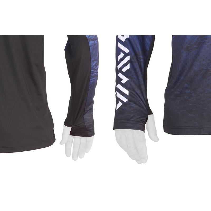 Daiwa D-VEC SUNP. LS-Shirt M Navy
