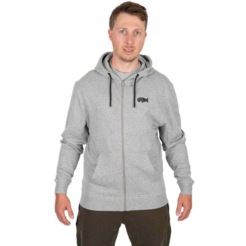Spomb Grey Hoodie full Zip XL