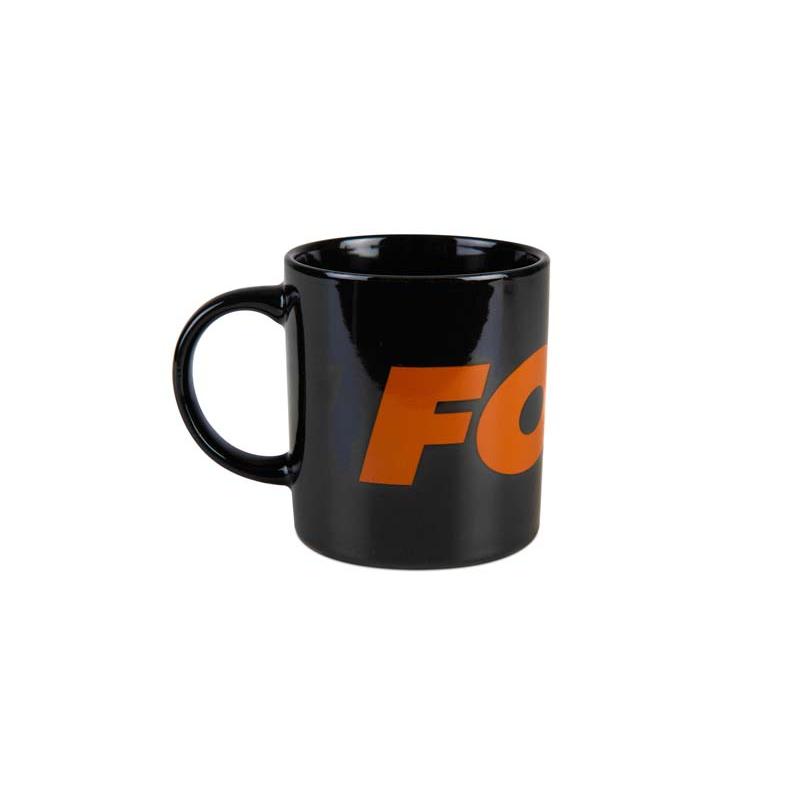 Fox Black and Orange Logo Ceramic Mug