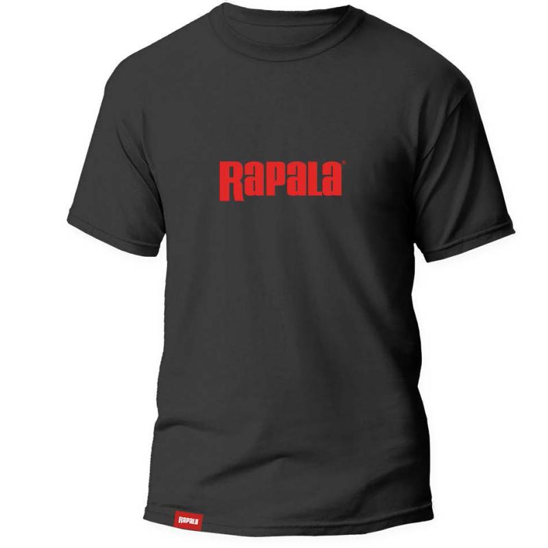 Rapala Black Red Logo T-Shirt L