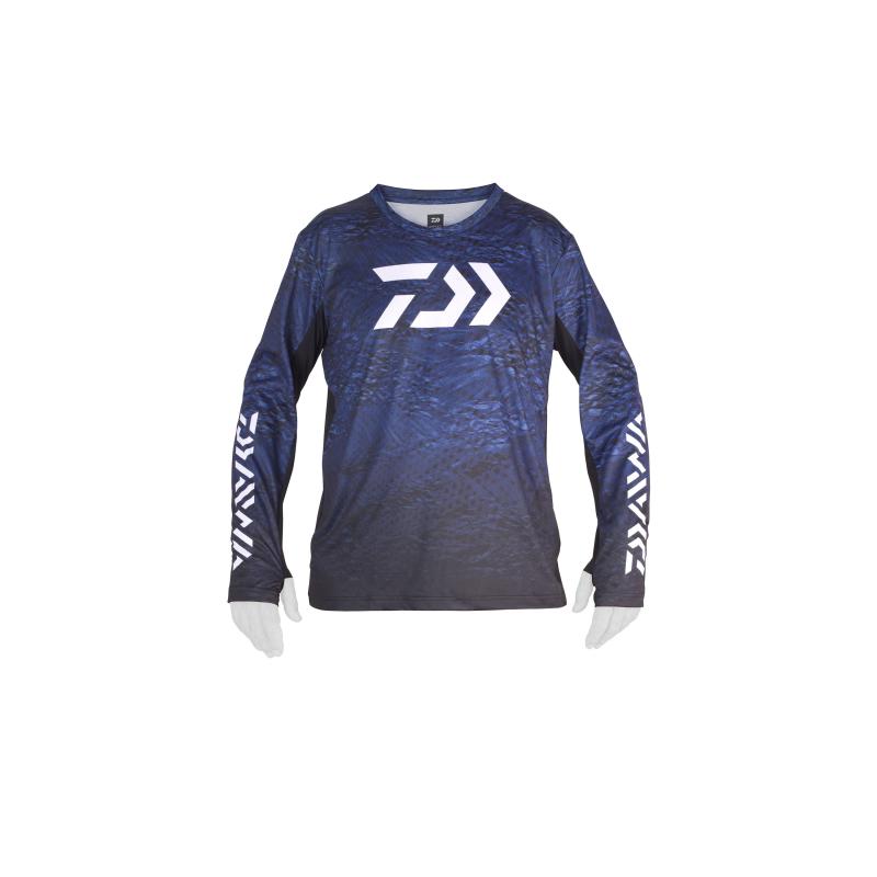 Daiwa D-VEC SUNP. LS-Shirt L Navy