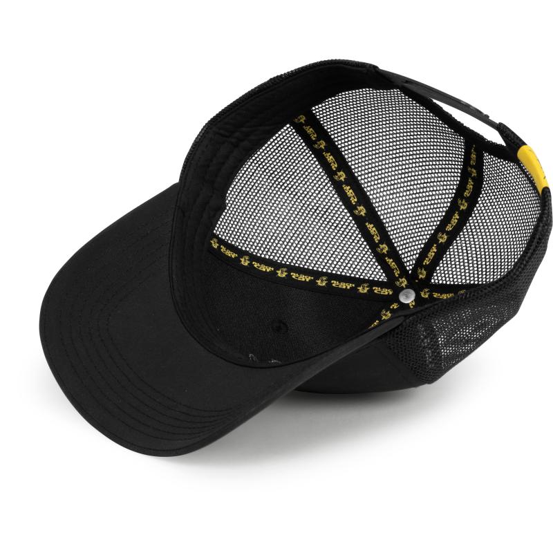 Black Cat Black Trucker Cap