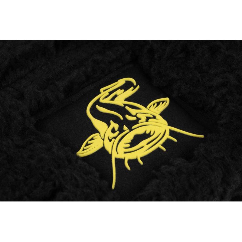 Black Cat Fleece Beanie Hat