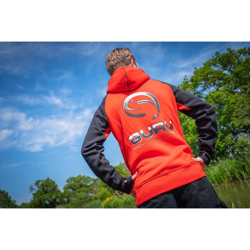 Guru Hoodie Red/Black M