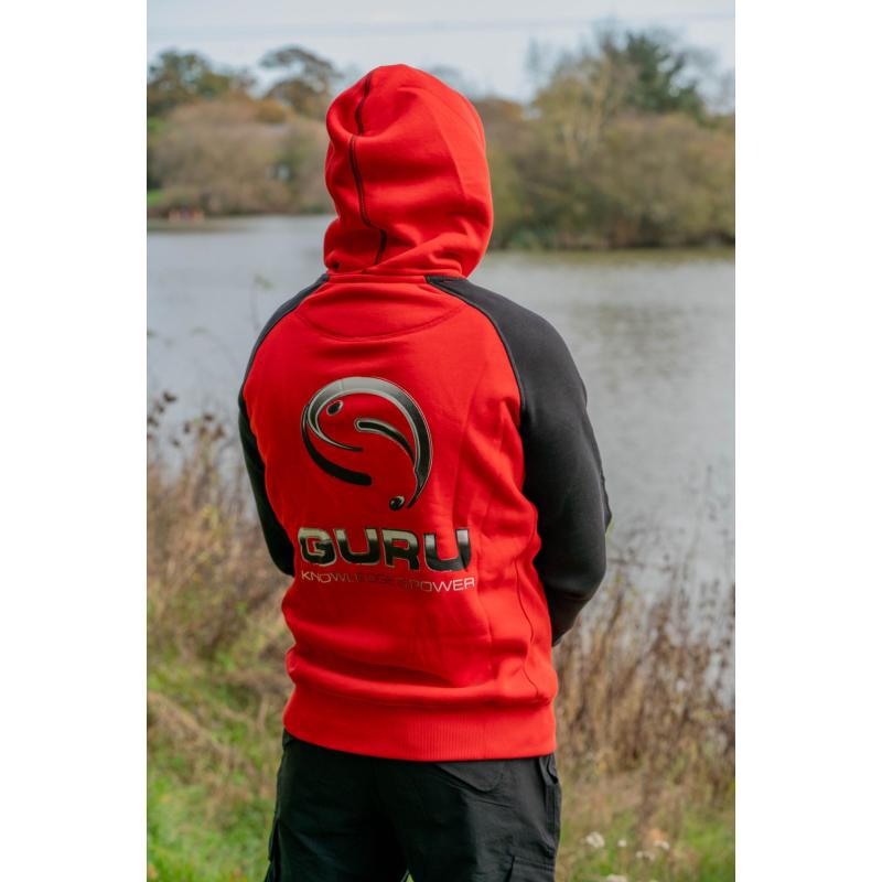 Guru Hoodie Red/Black XL