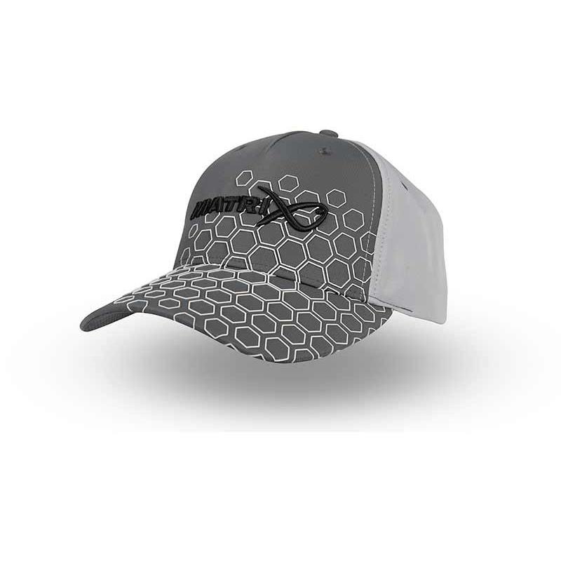 Matrix Hex Print Baseball Cap&nbsp; - Grey