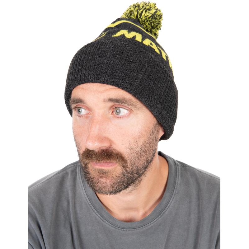 Matrix Lime & Grey Bobble Hat