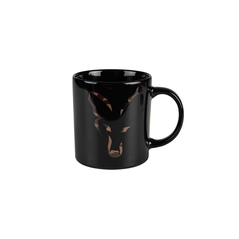Fox Black and Camo Head Ceramic Mug