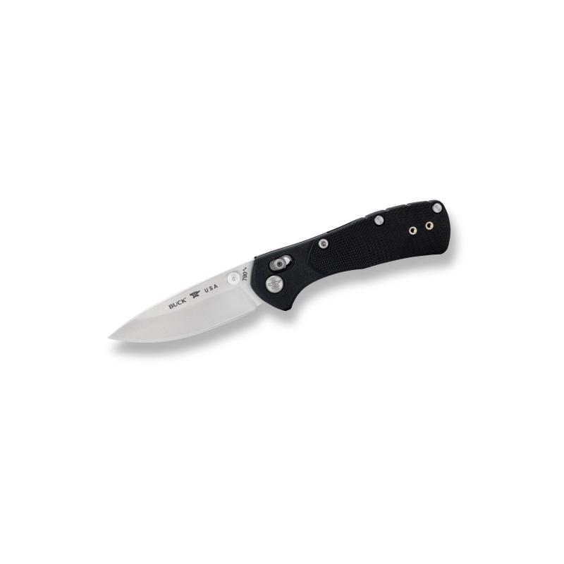 Buck 790 Mini Range Pro, Schwarz, 154Cm Stahl, Rostfrei, Crossbar Verriegelung