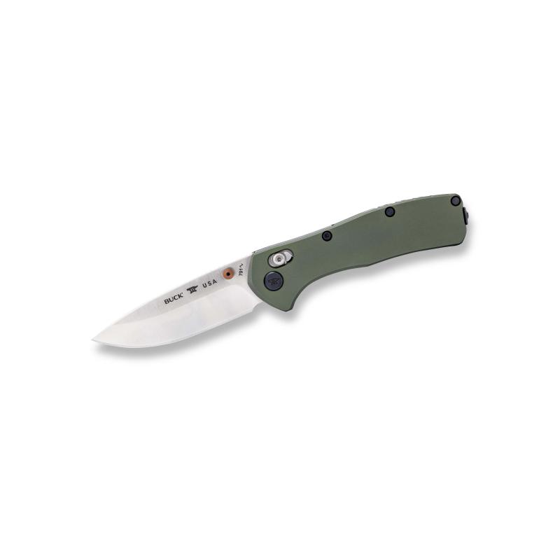 Buck 791 Range Elite, Gr&uuml;n, Magnacut Stahl, Rostfrei, Crossbar Verriegelung