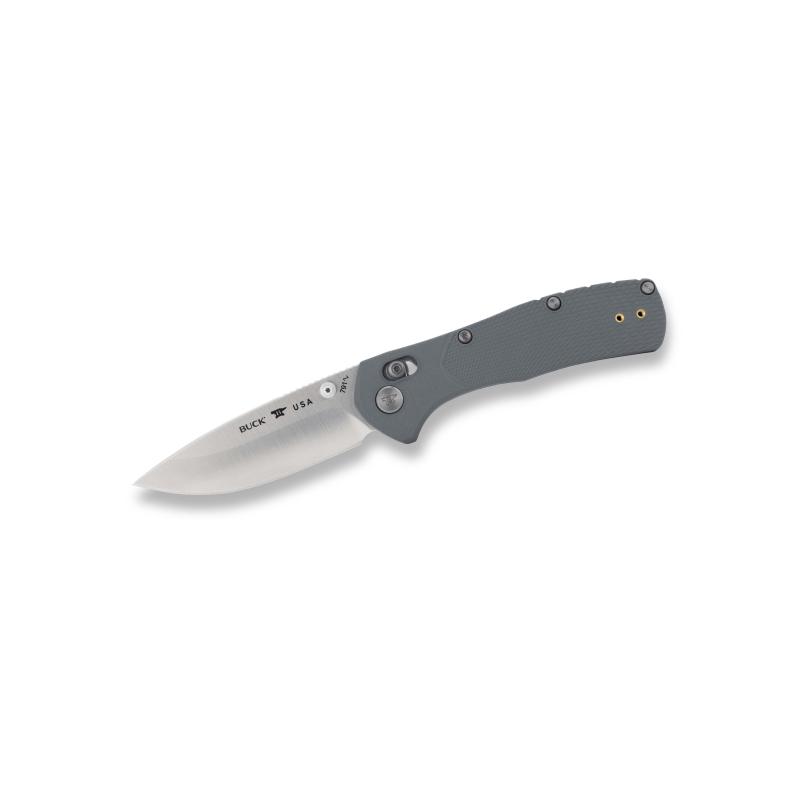 Buck 791 Range Pro, Grau, 154Cm Stahl, Rostfrei, Crossbar Verriegelung