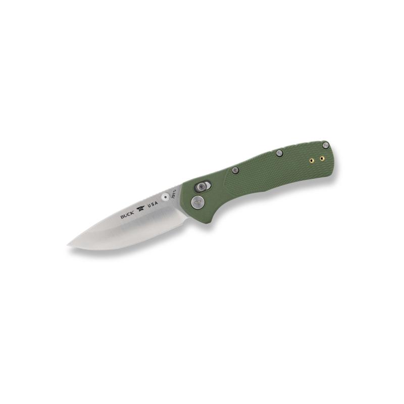 Buck 791 Range Pro, Gr&uuml;n, 154Cm Stahl, Rostfrei, Crossbar Verriegelung