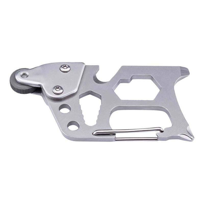 Herbertz Survival-Tool, Edelstahl, Rostfrei, Feuerstarter, 6 Funktionen