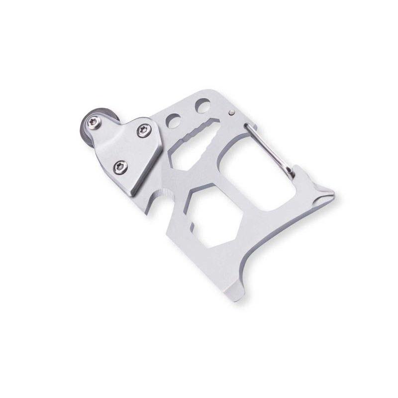 Herbertz Survival-Tool, Edelstahl, Rostfrei, Feuerstarter, 6 Funktionen