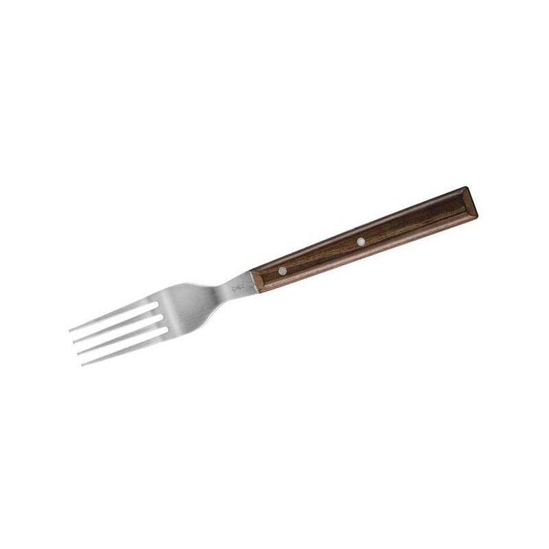 Opinel Sylve Gabel, Edelstahl, Rostfrei, Dunkle Esche