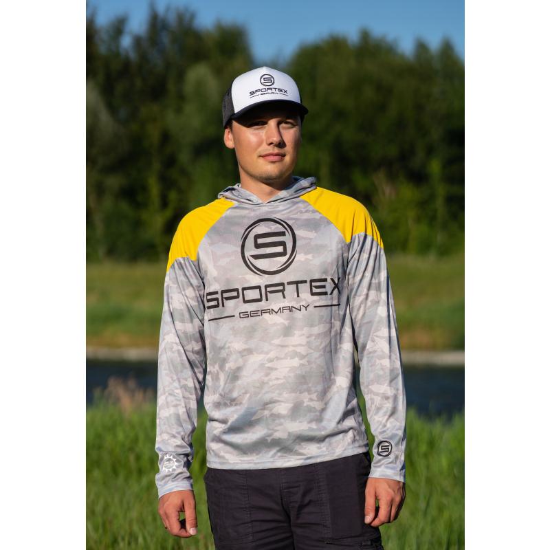Sportex UV Shirt gelb/grau camo M