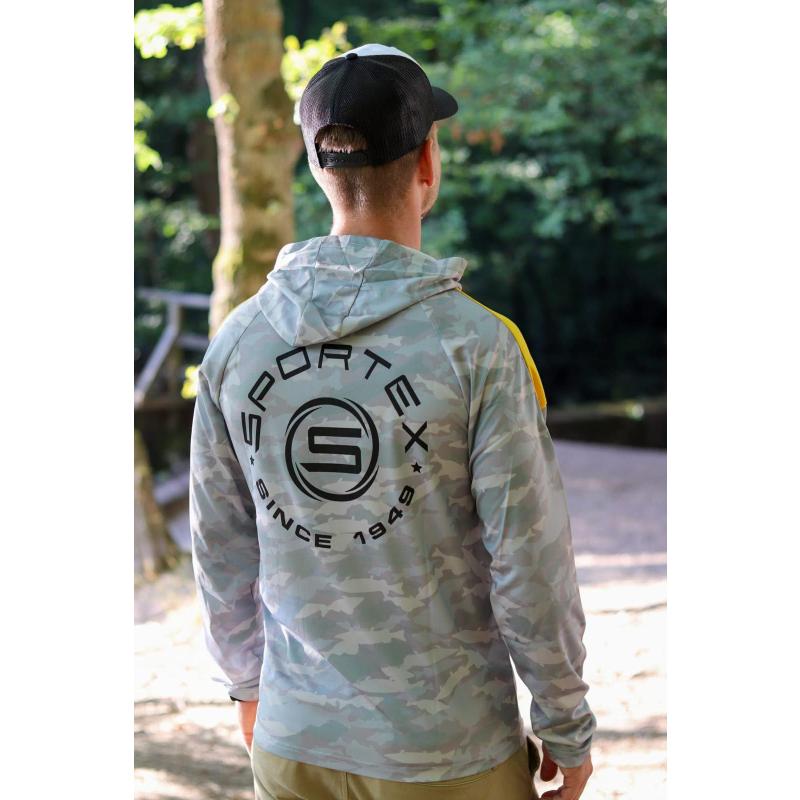 Sportex UV Shirt gelb/grau camo M