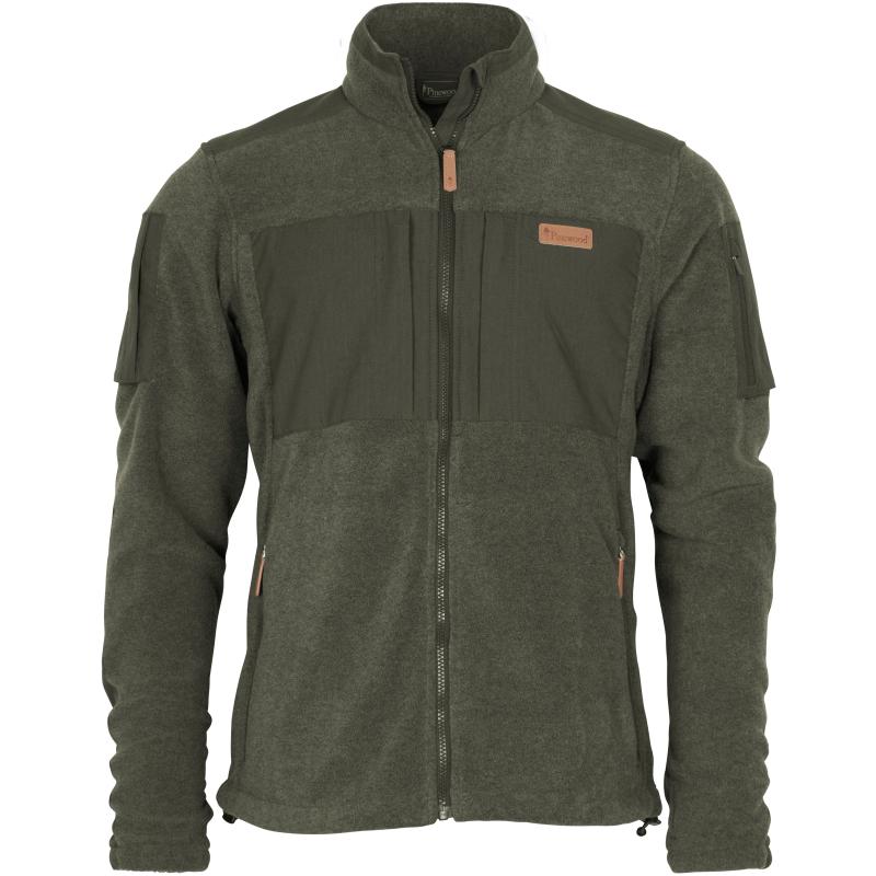 Pinewood Lappland Rough Fleece Jacket Olive Melange/D.Olive S