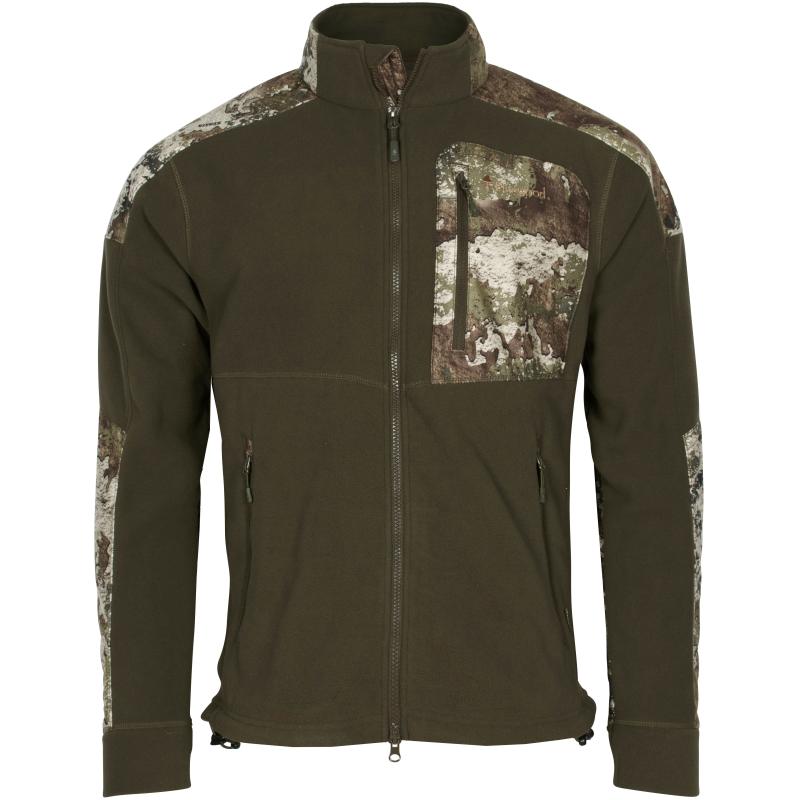 Pinewood Sm&aring;land Hunters Camou Fleece Jacket H.Brown/Strata XL