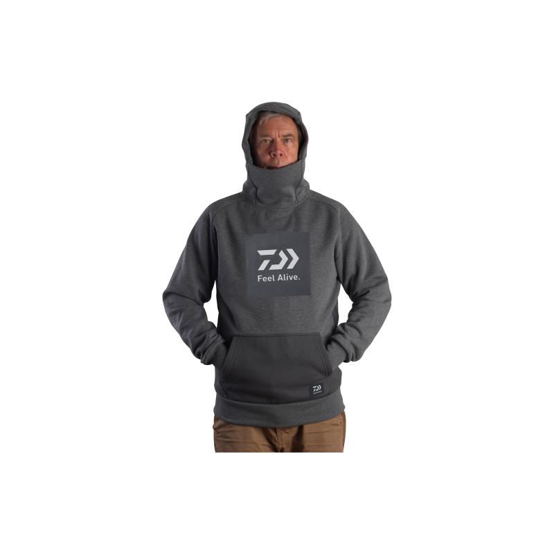 Daiwa D-Vec Snood Hoodie grau XL
