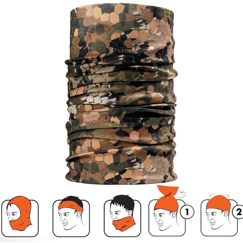FLADEN Multiscarf Pixel Camo gr&uuml;n