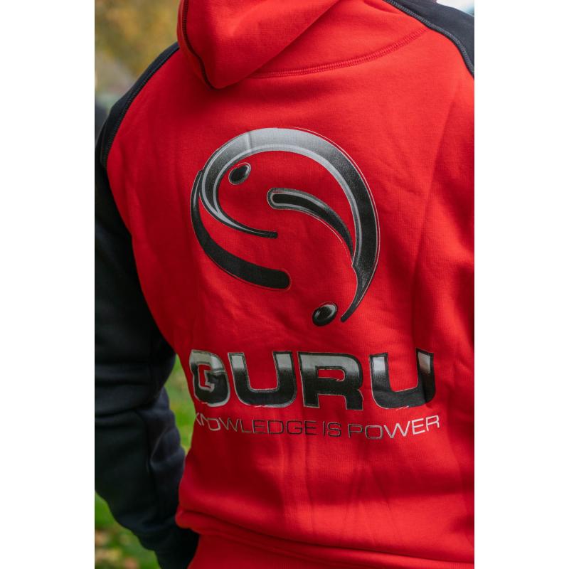 Guru Hoodie Red/Black M