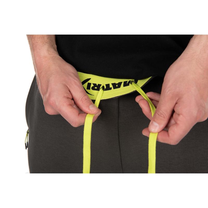 Matrix Jogger Shorts Grey/Lime (Black Edition) - S