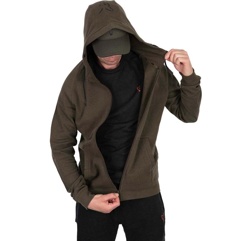 Fox Collection LW Hoody - Green / Black - 2XL