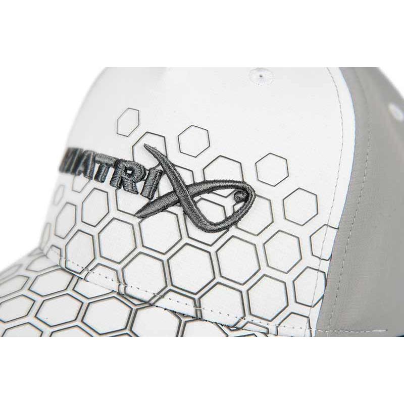 Matrix Hex Print Baseball Cap&nbsp; - White