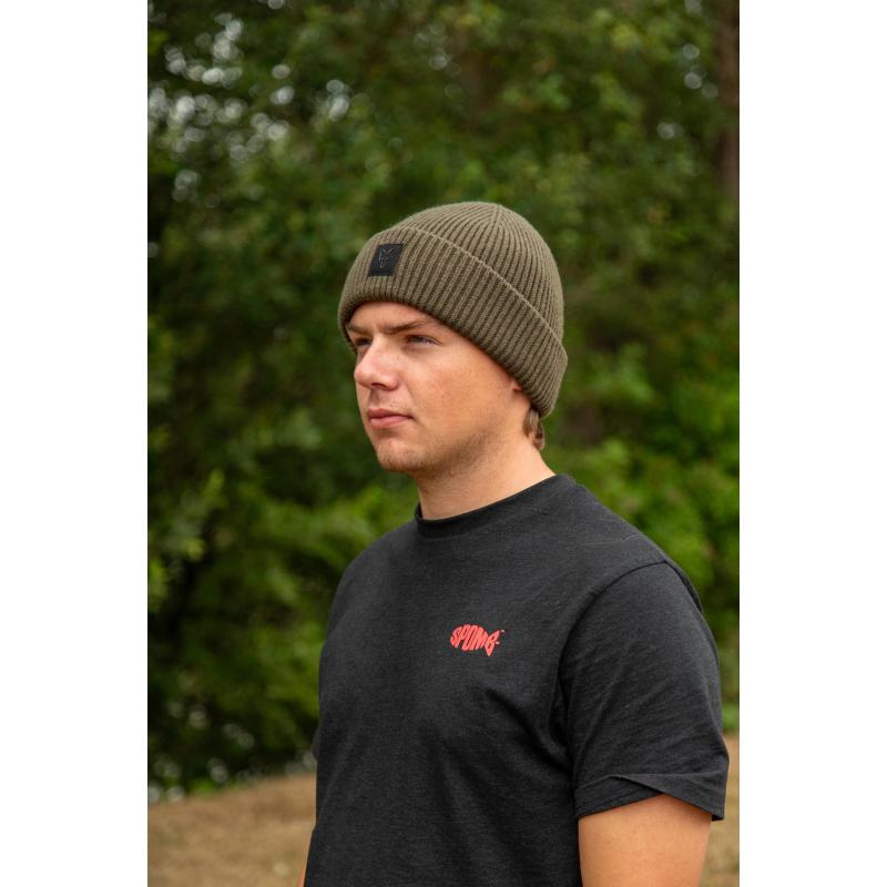Fox Olive Merino Blend Beanie