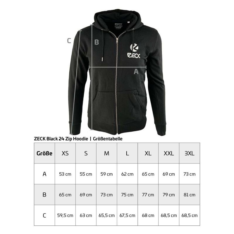 Zeck ZECK Zip Hoodie Black XS