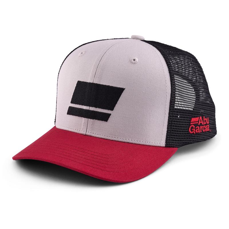 Abu Garcia Flag Trucker Grey Red Black