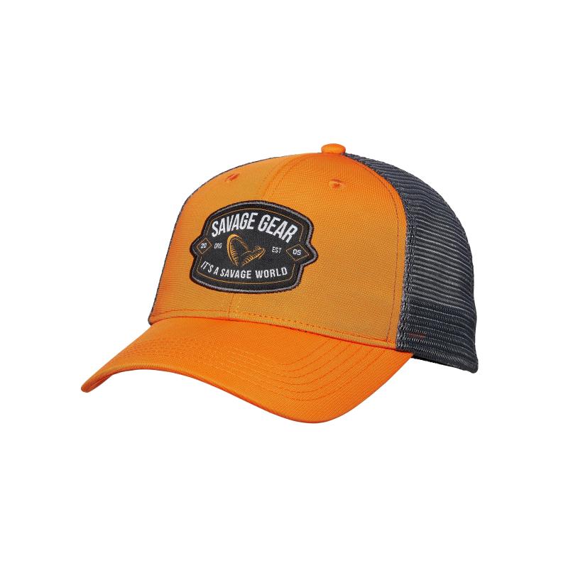 Savage Gear Badge Trucker Cap Orange
