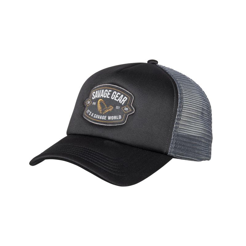 Savage Gear Badge Trucker Cap Black