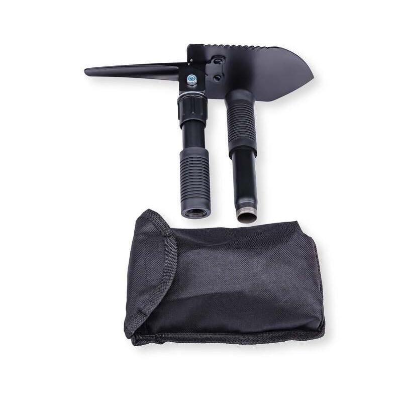 Cjh Klappspaten, A3 Stahl, Rostfrei, Schaufel, Spitzhacke, Kunststoff-Griff, Nylon-Etui