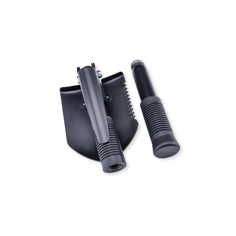 Cjh Klappspaten, A3 Stahl, Rostfrei, Schaufel, Spitzhacke, Kunststoff-Griff, Nylon-Etui