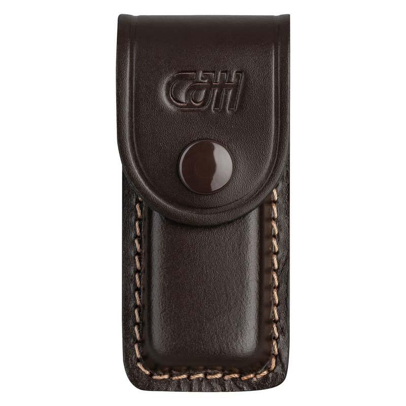 Cjh Leder-Etui, Braun, F&uuml;r Griffl&auml;nge 9 Cm