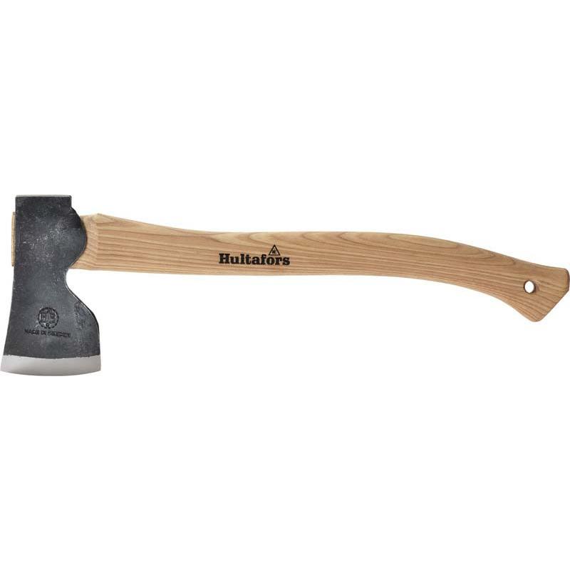 Hultafors Dvardala Jagd Und Forst Axt, Ovako Carbonstahl, Hickoryholz, Leder Braun