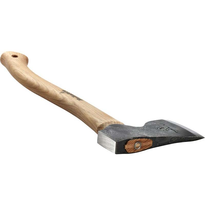 Hultafors Dvardala Jagd Und Forst Axt, Ovako Carbonstahl, Hickoryholz, Leder Braun