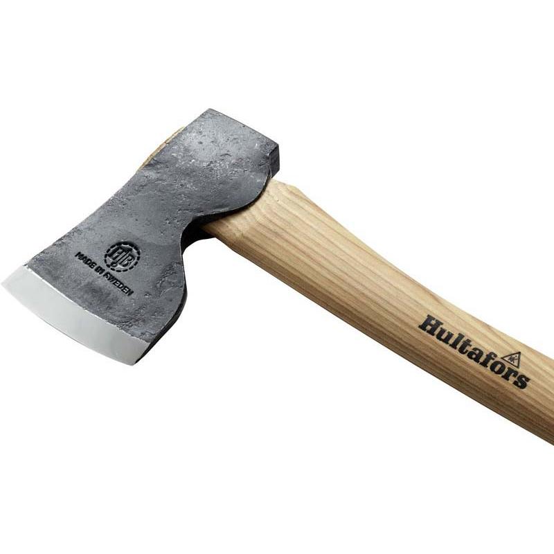Hultafors Dvardala Jagd Und Forst Axt, Ovako Carbonstahl, Hickoryholz, Leder Braun