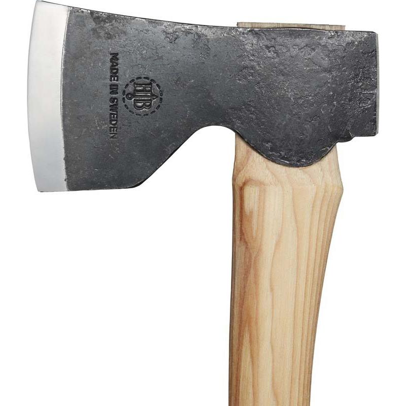 Hultafors Dvardala Jagd Und Forst Axt, Ovako Carbonstahl, Hickoryholz, Leder Braun