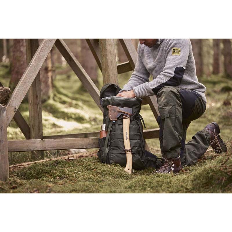 Hultafors Dvardala Jagd Und Forst Axt, Ovako Carbonstahl, Hickoryholz, Leder Braun