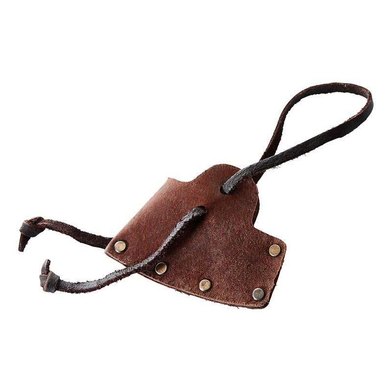 Hultafors Hult Spaltaxt, Ovako Carbonstahl, Handgeschmiedet, Hickoryholz, Leder Braun