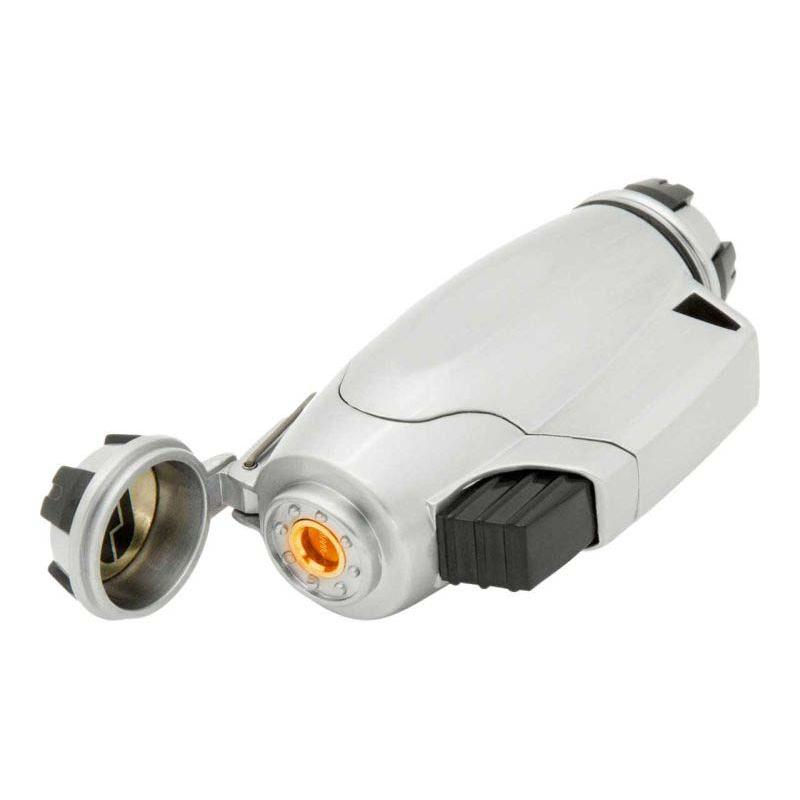 True Utility Firewire Turbojet Lighter Gas-Sturmfeuerzeug, Metall, Einstellbare Flamme, Nachf&uuml;llbar