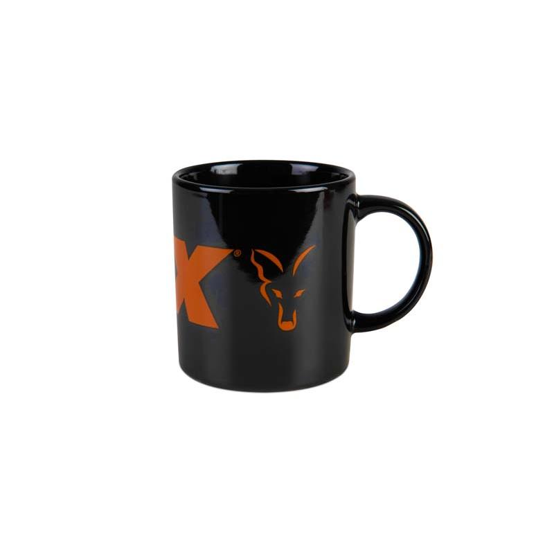 Fox Black and Orange Logo Ceramic Mug