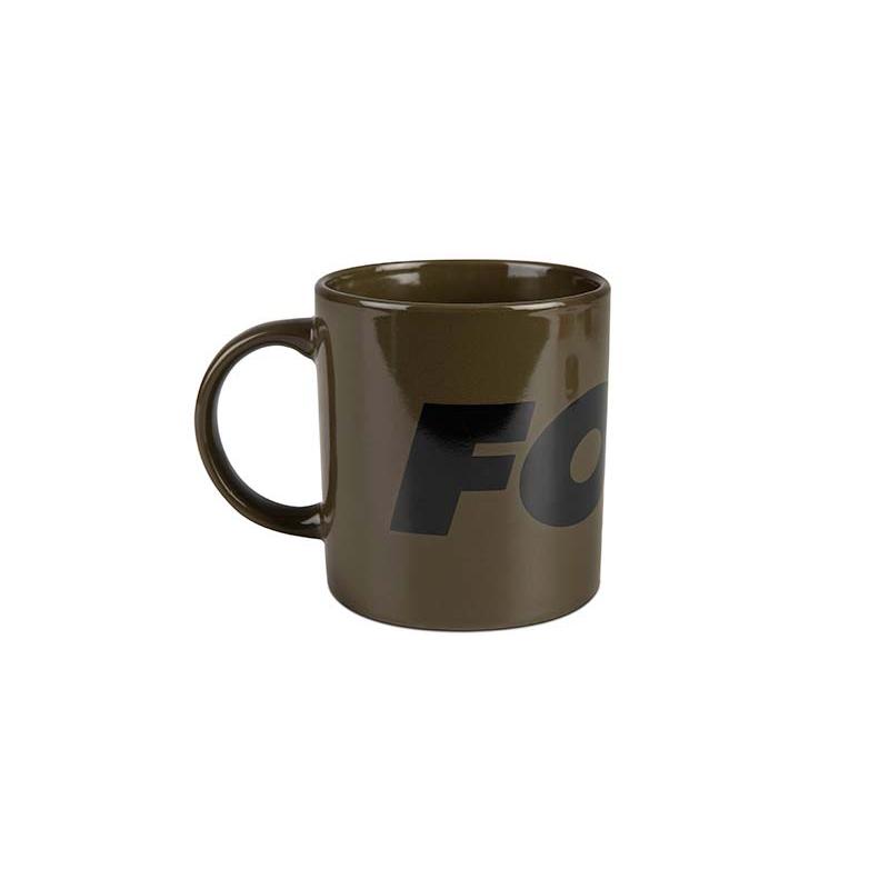 Fox Green and Black Logo Ceramic Mug