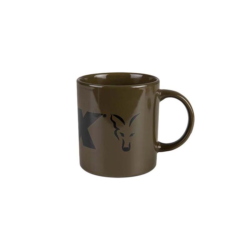 Fox Green and Black Logo Ceramic Mug