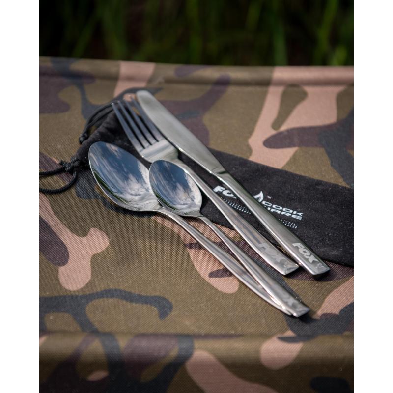 Fox Cookware Black Stainless Cutlery Set